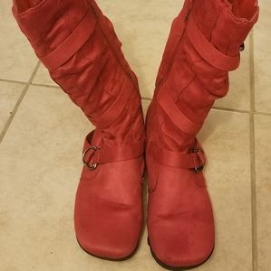 Red boots
